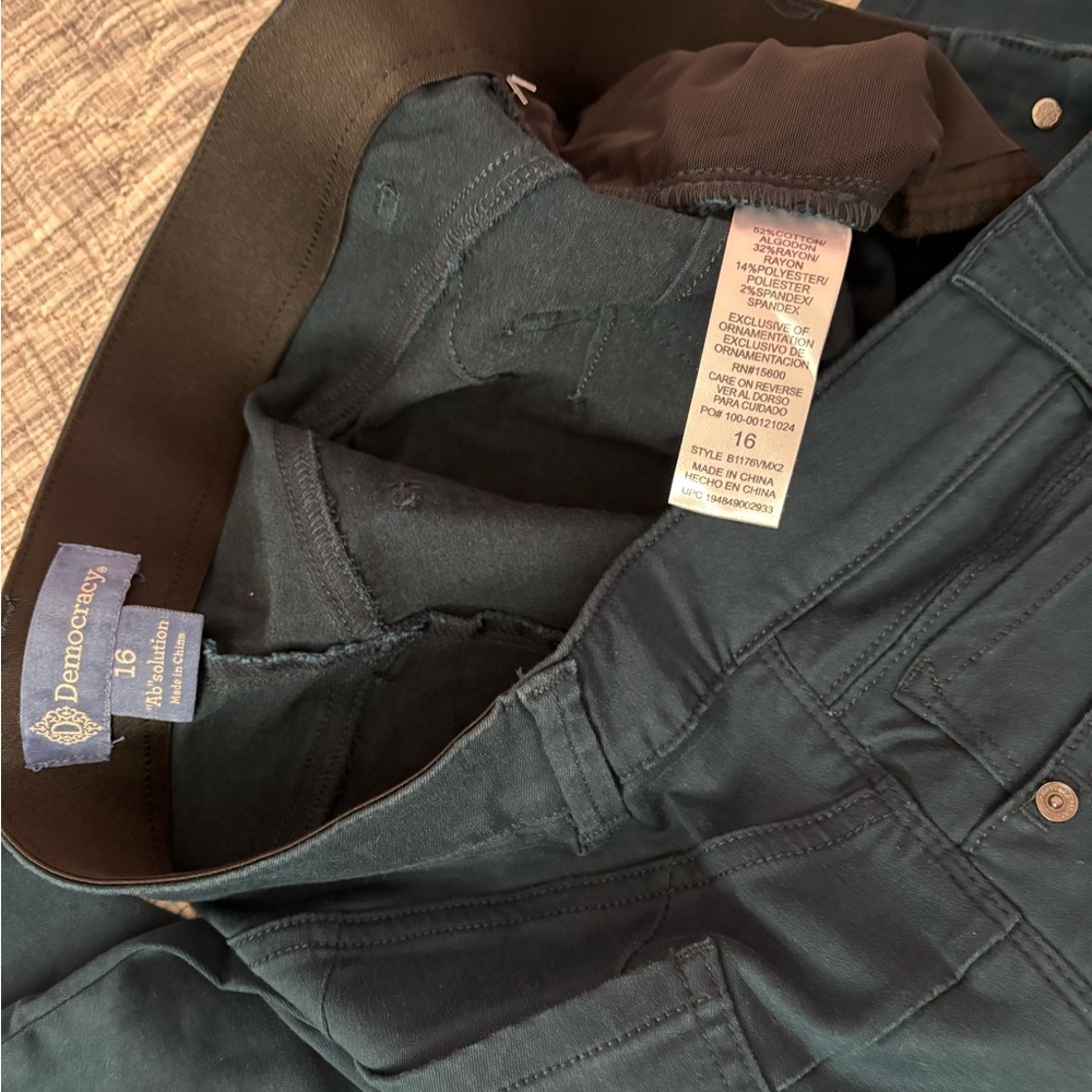 Democracy Ab Solution Ankle Skimmer Sz 16 NWT | Democracy Ankle Skinny Jeans- - Picture 10 of 12